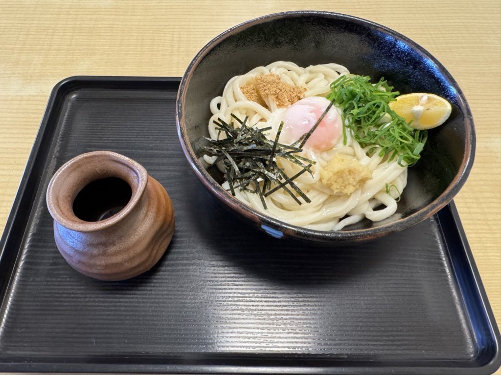 うどん屋さんにて